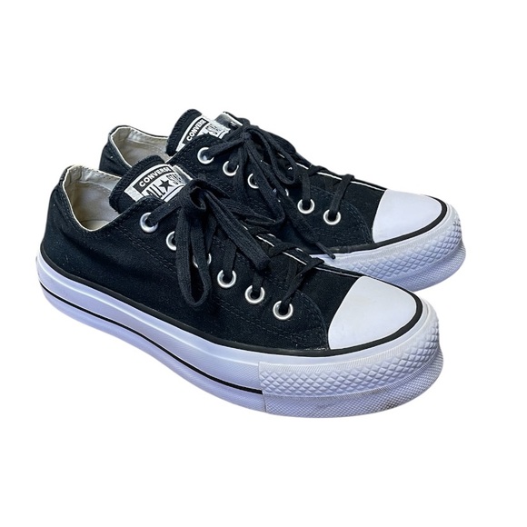 Converse Shoes - Converse Chuck Taylor All Star Lift Platform Low Women's 7 Black Sneaker Shoes